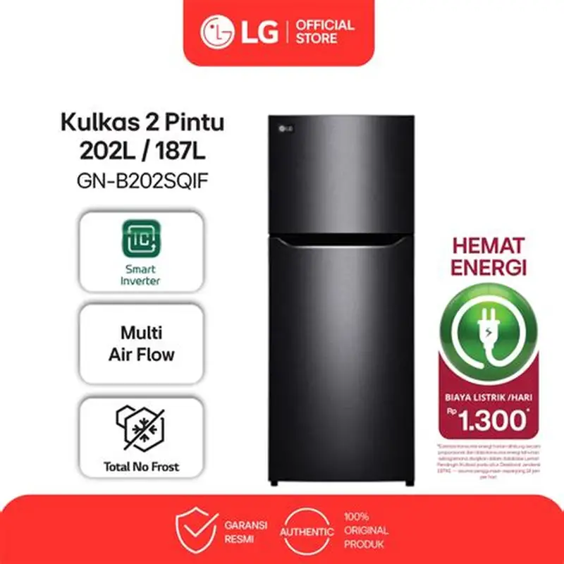LG GN-B202SQIF - Kulkas 2 Pintu