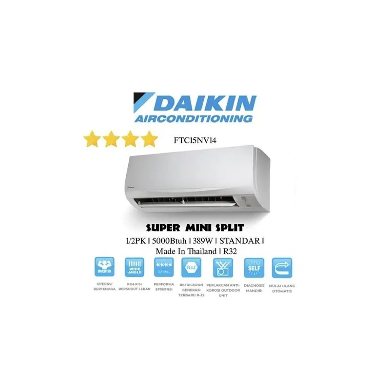 Daikin FTC15NV14 - AC Split 1/2 PK